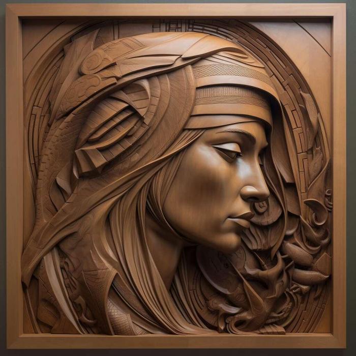 نموذج ثلاثي الأبعاد لآلة CNC 3D Art 